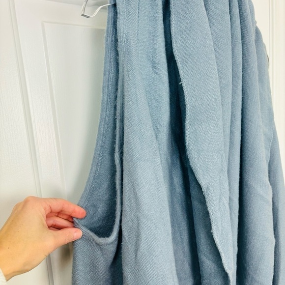 Look by M Waterfall Shawl Vest Sweater Wrap - Picture 4 of 9